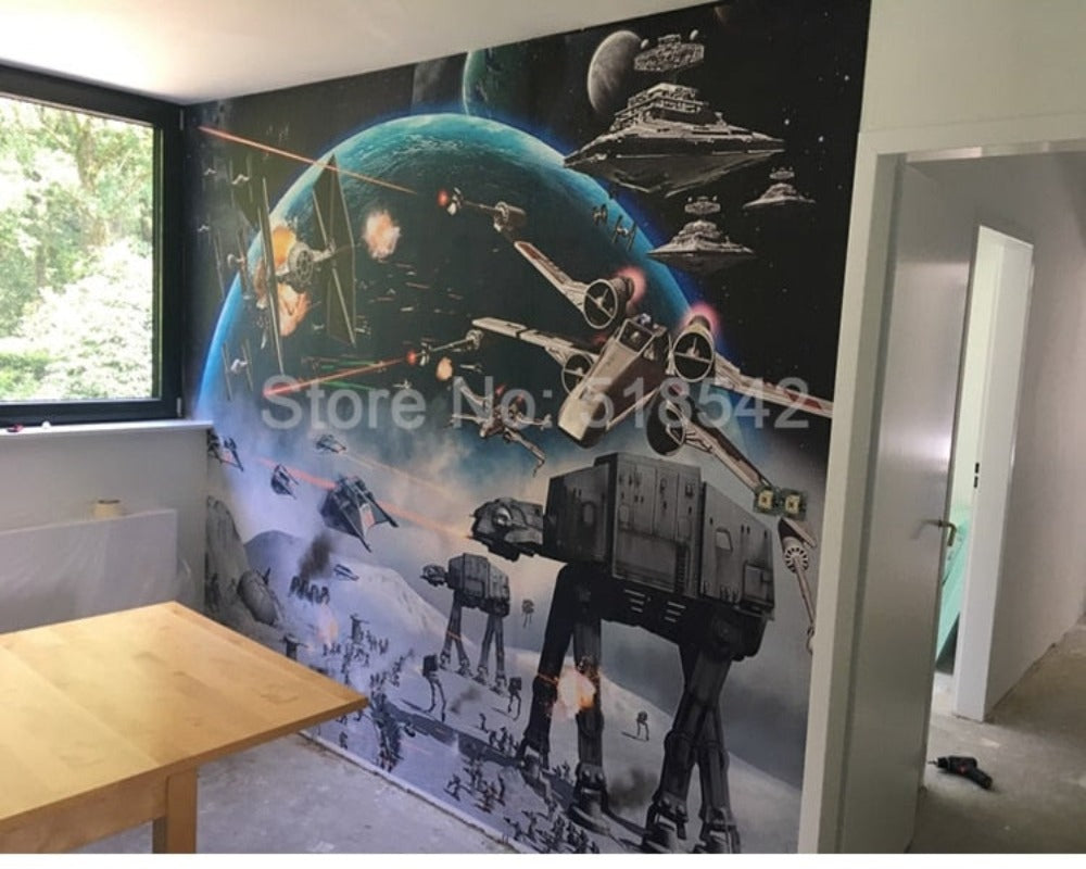 3D Wallpaper Star Wars Fight Scene